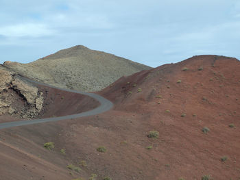 The vulcano island lanzarote