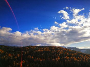 Panoramic view of landscape against sky