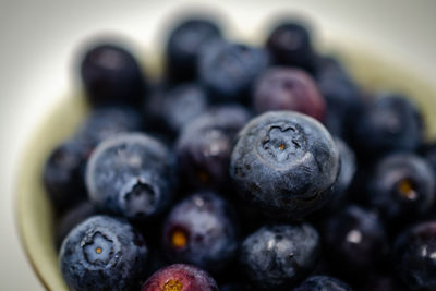 Full frame shot of blueberries