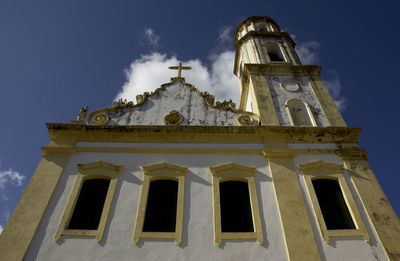 Low angle view of building against sky