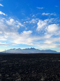 Scenic view of landscape against sky