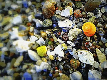 Full frame shot of stones