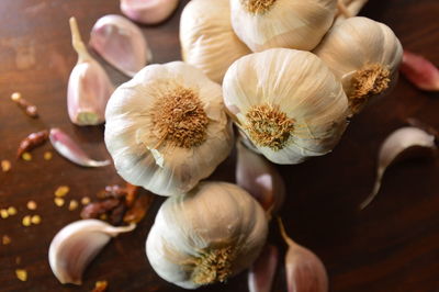 Close-up of garlic