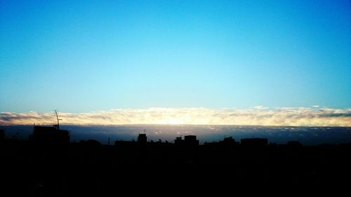 Cityscape at sunset