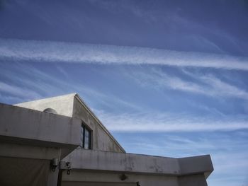 Low angle view of building against sky