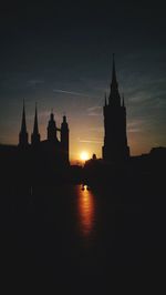 Church at sunset