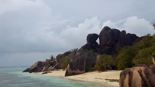 Panoramic view of sea against sky