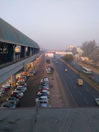 Cars on road