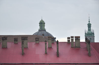 Low angle view of building against sky