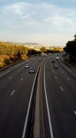 Road against sky