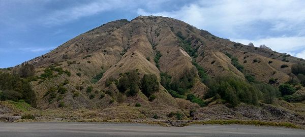 There is a beautiful view around the bromo tengger tourism park, semeru malang, east java, indonesia