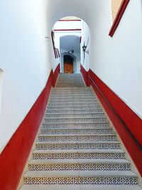 Staircase in building