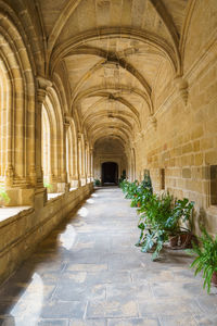 Corridor of historic building