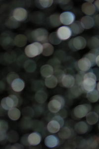 Defocused image of blurred lights