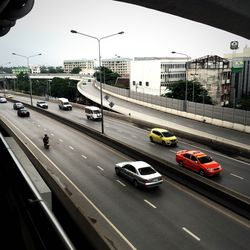 Traffic on road