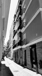 Low angle view of buildings against sky