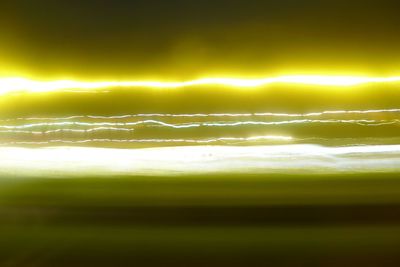 Scenic view of landscape at night