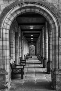 Corridor of building