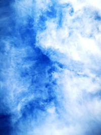 Low angle view of clouds in sky