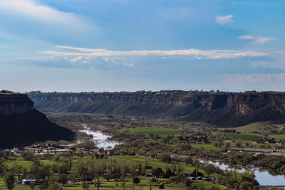 Scenic view of landscape against sky