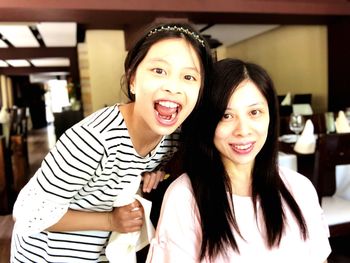 Portrait of smiling young woman