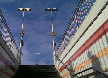 Low angle view of modern building against sky