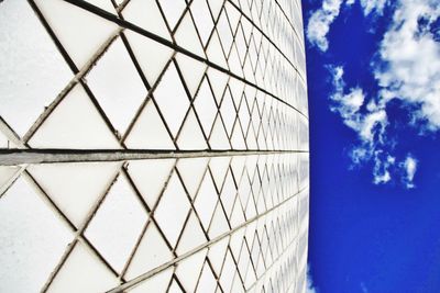 Low angle view of modern building