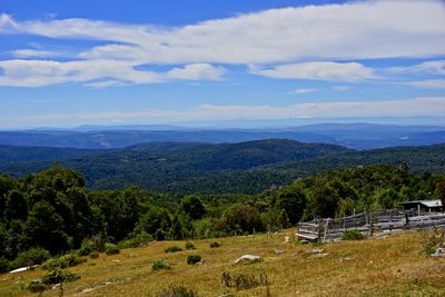 Scenic view of landscape against sky