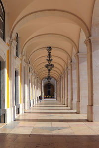 Corridor of building