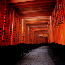 Corridor of temple