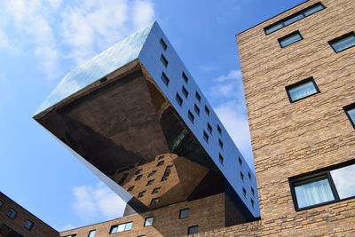 Low angle view of building against sky