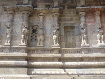 Low angle view of historical building