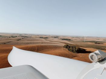 Top of a wind turbine 