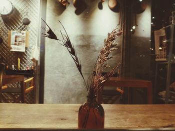 Close-up of food on table in restaurant