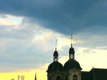 Cathedral against sky during sunset