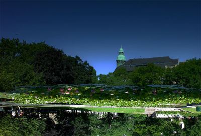 Built structure against blue sky