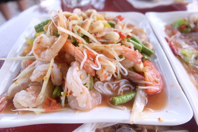 Close-up of food on plate