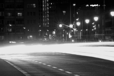 City street at night