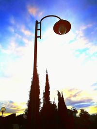 Low angle view of hot air balloon against sky