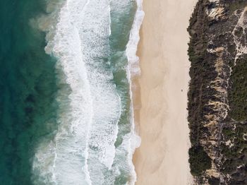 Aerial view of beach