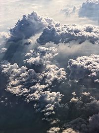 Low angle view of clouds in sky