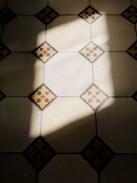 Full frame shot of tiled floor