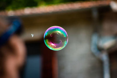 Close-up of bubbles in bubble