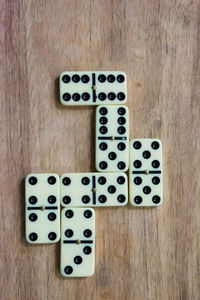Close-up of objects on table
