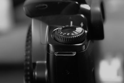 Close-up of vintage camera