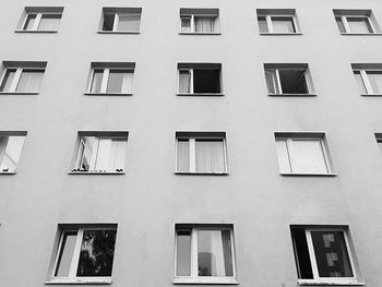 Low angle view of residential building