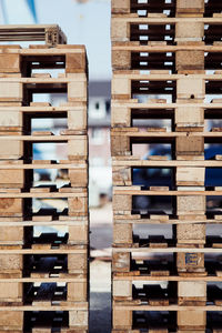 Stack of wooden blocks