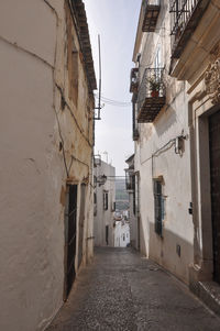 Alley amidst buildings