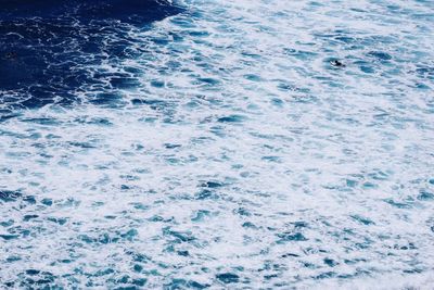 View of waves in sea