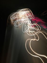 Light painting at night